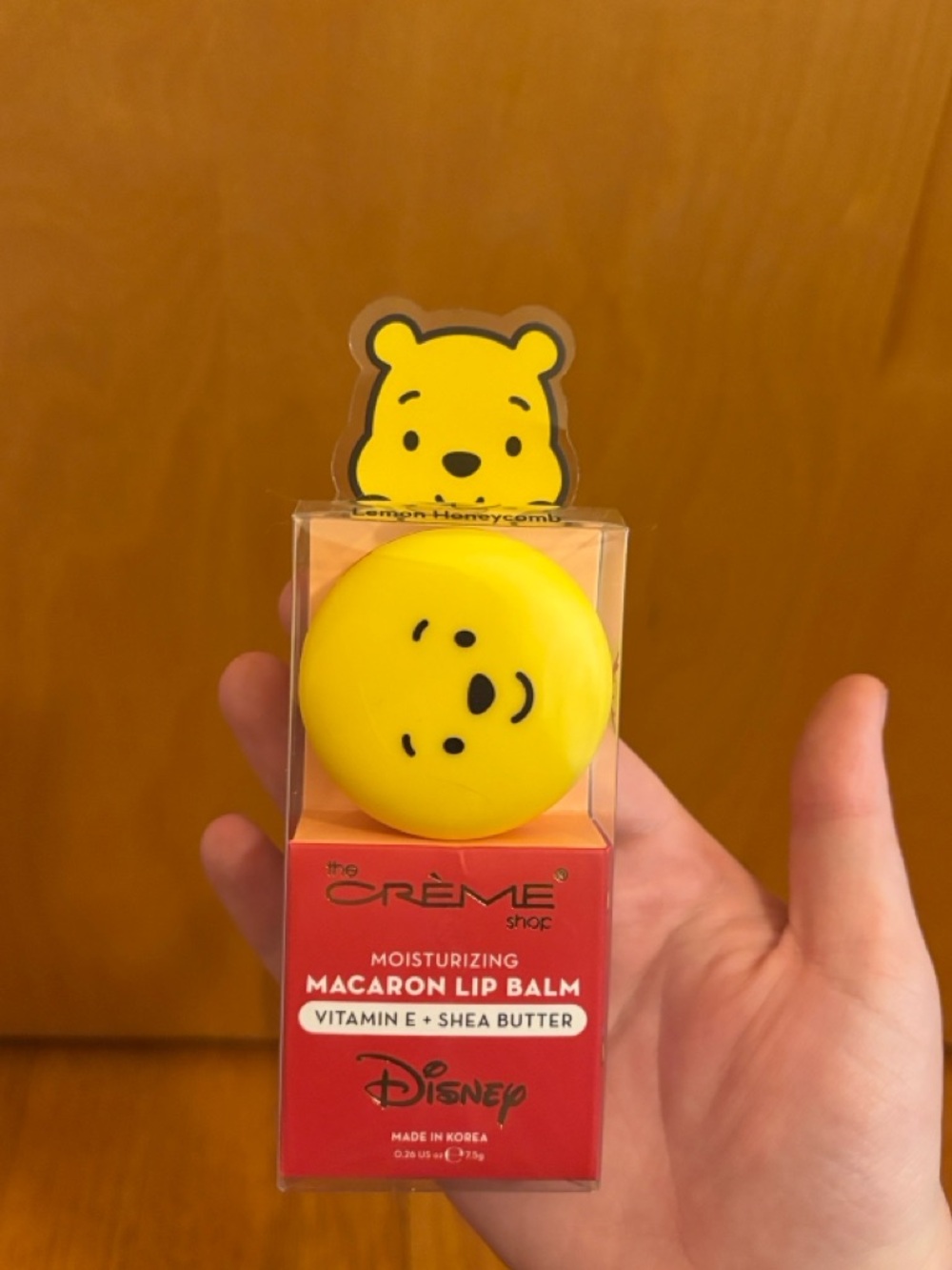 The Crème Shop x Disney Winnie the Pooh Yellow Macaron Lip Balm